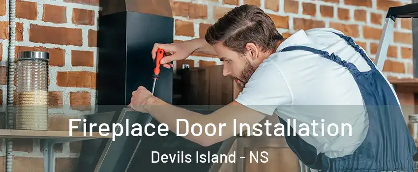  Fireplace Door Installation Devils Island - NS