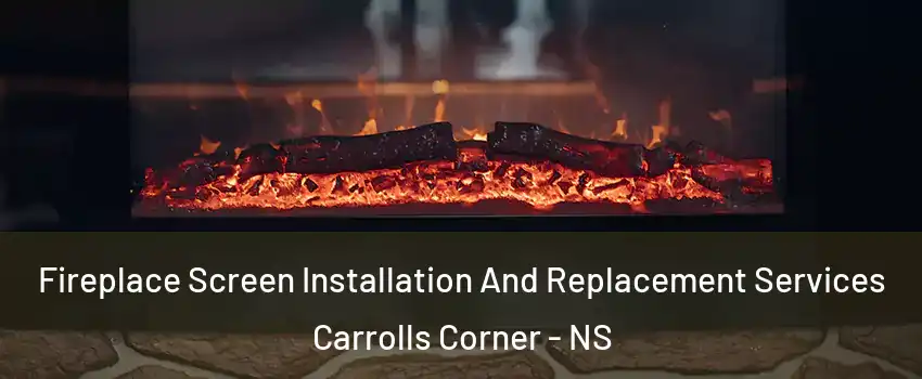  Fireplace Screen Installation And Replacement Services Carrolls Corner - NS