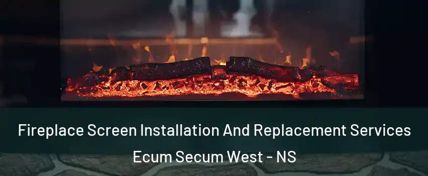  Fireplace Screen Installation And Replacement Services Ecum Secum West - NS