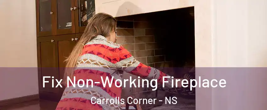  Fix Non-Working Fireplace Carrolls Corner - NS