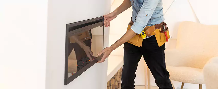 Metal Fireplace Installation in Falkland, Nova Scotia