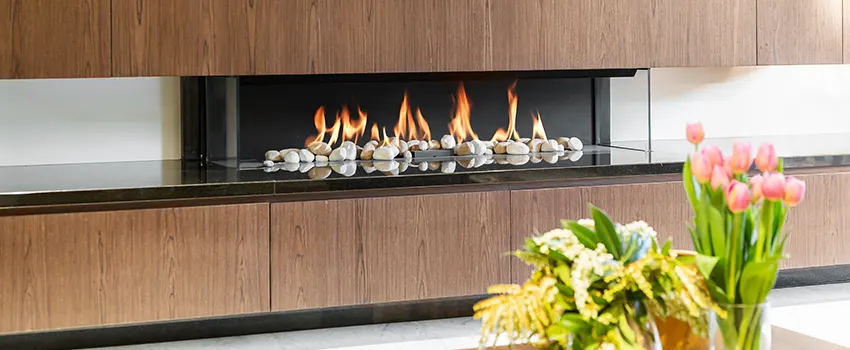 Double-height Fireplace Design Refurbishment in East Preston, Nova Scotia