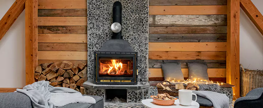 Thelin Hearth Products Direct Vent Gas Stove Fireplace Inspection in Falkland, Nova Scotia