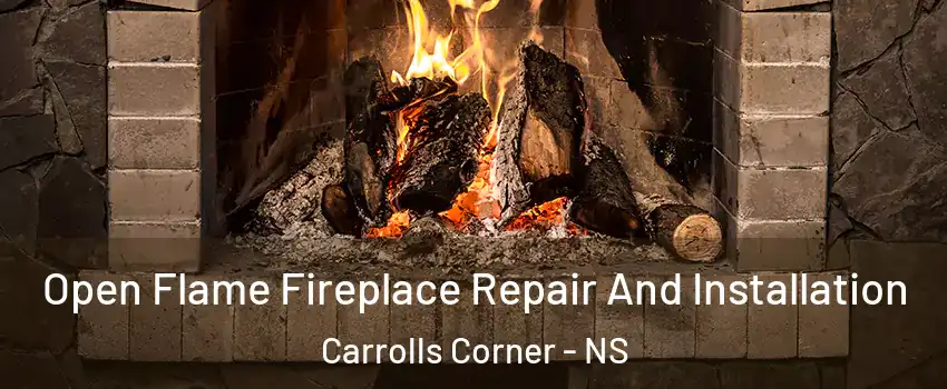  Open Flame Fireplace Repair And Installation Carrolls Corner - NS