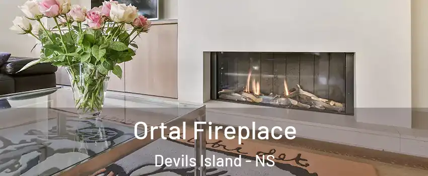 Ortal Fireplace Devils Island - NS