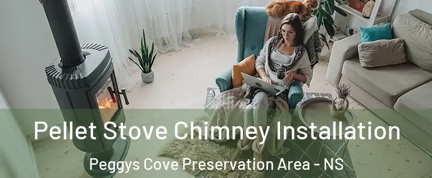 Pellet Stove Chimney Installation Peggys Cove Preservation Area - NS